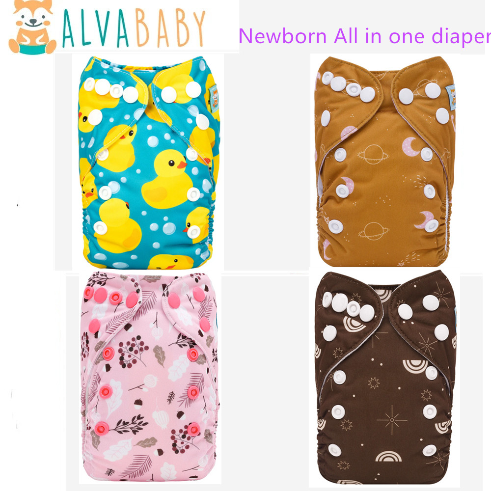 Pampers Diaper Premium Care - U Pick ALVABABY AIO-Windel für Neugeborene,