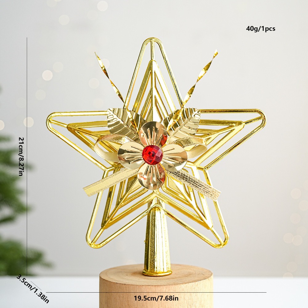 Kunststoff-Sternspitze, galvan – Star Tree Topper Bewertung und Preis
